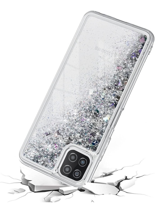 Нежен прозрачен плаващ кейс Floating Case за Samsung A22 5G