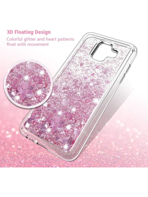Нежен прозрачен плаващ гръб Floating Case за Samsung A6 2018