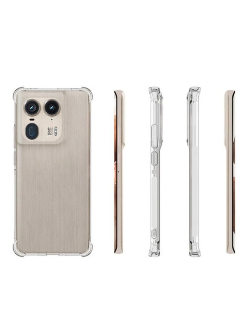 Прозрачен гръб ANTISHOCK за Motorola MOTO Edge 50 Ultra