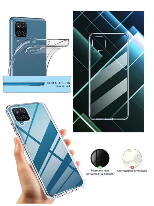 Прозрачен гръб TPU за Samsung A12