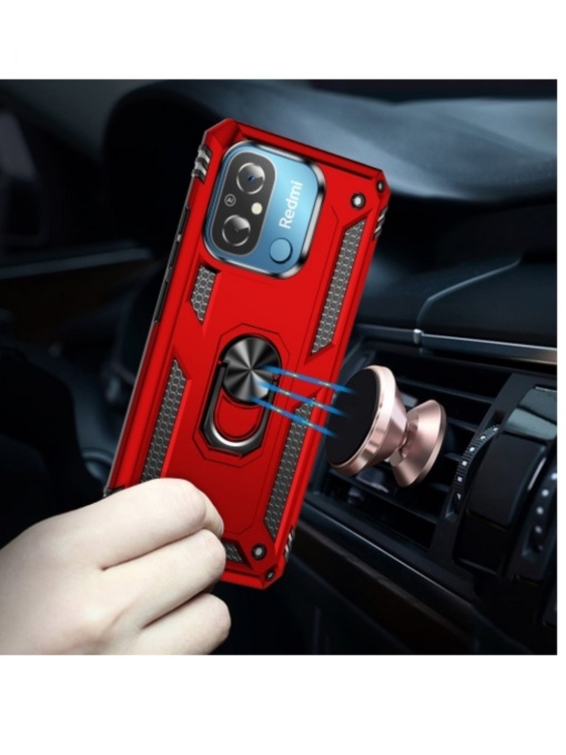 Противоударен червен гръб Zore за Xiaomi Redmi 12C