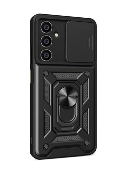 Противоударен черен кейс Camera Cover за Samsung S23 FE