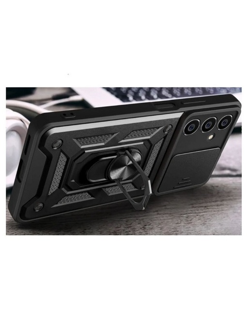 Противоударен черен гръб Camera Cover за Samsung S24