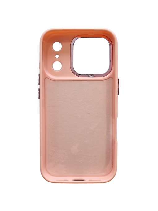 Розов Силиконов Гръб с Декупаж Guess Design 1HC за iPhone 17 Pro Max