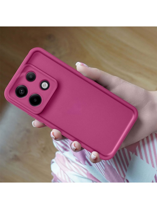 Силиконов гръб Rim Case в ярко розов цвят за Moto Edge 50 Neo