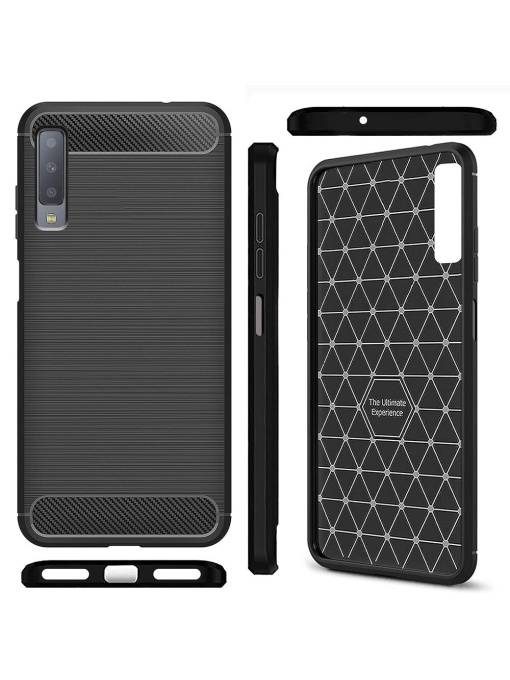 Силикон калъф Carbon за Samsung A7 2018