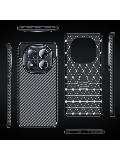 Силикон калъф Carbon за Xiaomi Redmi Note 14 Pro 5G