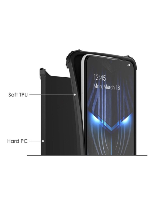 Удароустойчив черен гръб Bronya за Samsung Galaxy A10