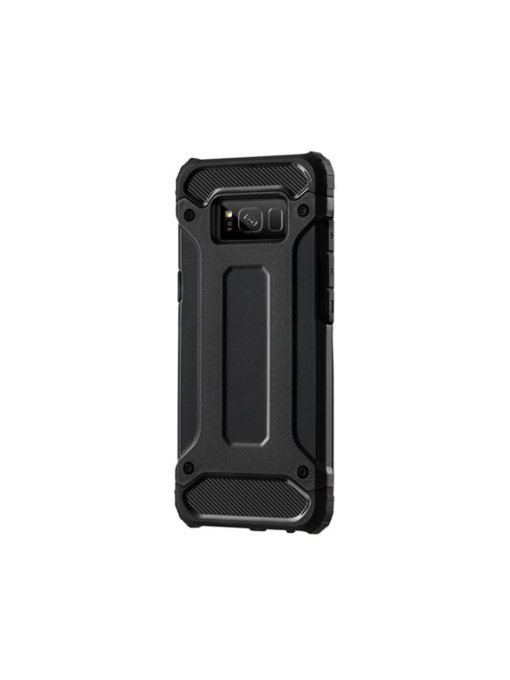 Удароустойчив черен калъф Bronya за Samsung Galaxy S8 Plus със защита от удари и надрасквания