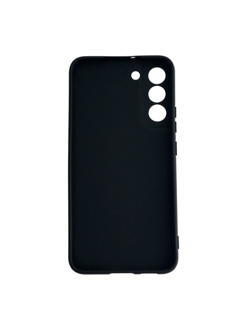 Черен гръб Poly с велур отвътре за Samsung S22 Plus