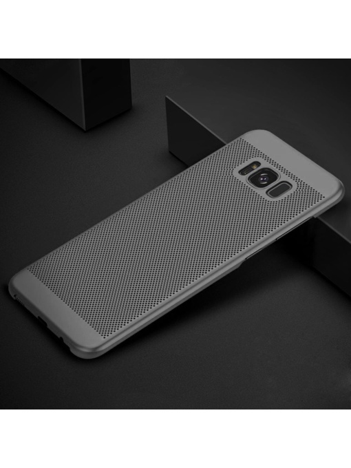 Черен PVC калъф с охлаждащи отвори за Samsung S8 Plus