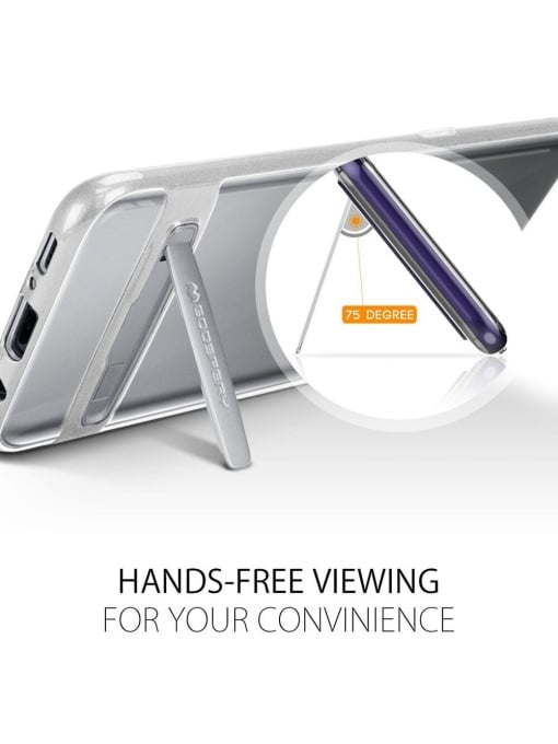Dream Bumper с PVC кант и стойка за Samsung S8 с прецизни изрязвания за камера и бутони
