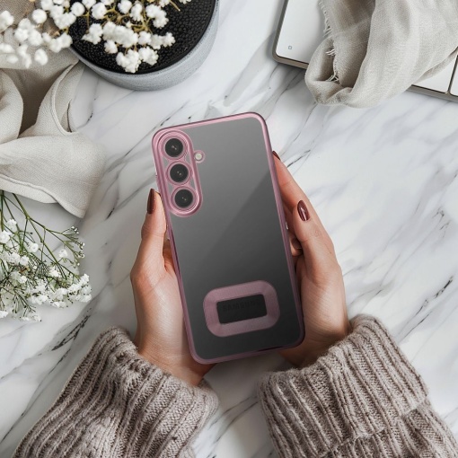 Partner Glam Гръб с вграден протектор за камерата за Samsung A56 с олеофобно покритие против отпечатъци