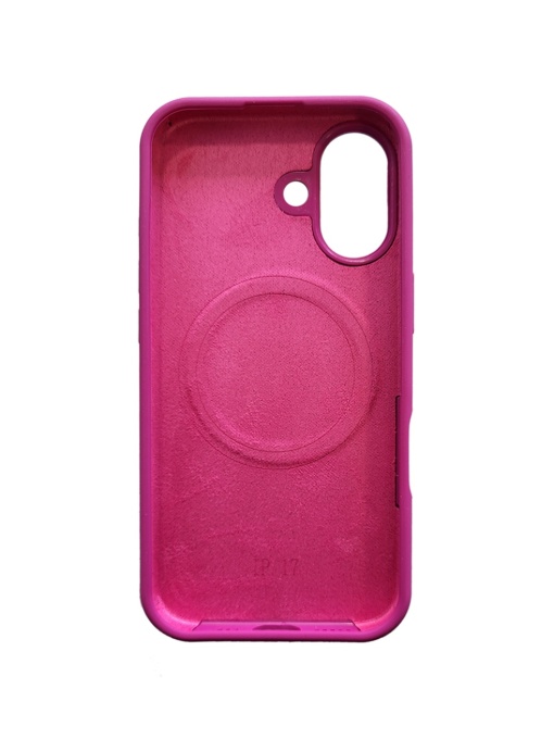 Вишнево Червен Мек Силиконов Гръб Silicone Thin Mag за iPhone 17