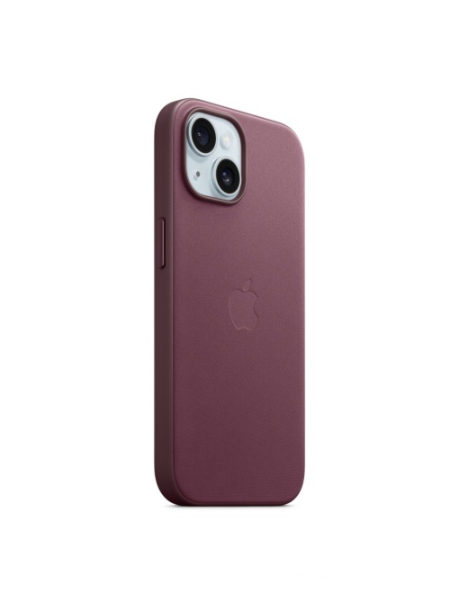 Елегантен Оригинален кейс за iPhone 15 Бордо