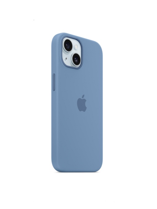 Елегантен Оригинален кейс за iPhone 15 Син