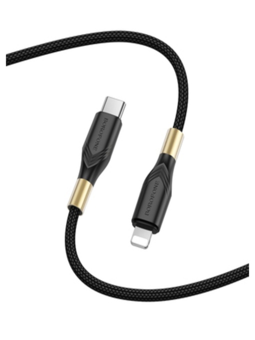 Кабел Borofone BX92 TYPE C TO LIGHTNING PD 20W с дължина 1 метър със здрава оплетка
