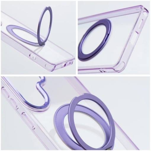 Кейс Frame Circle Stand за Samsung Galaxy S26, съвместим с MagSafe – лилав - Img 3