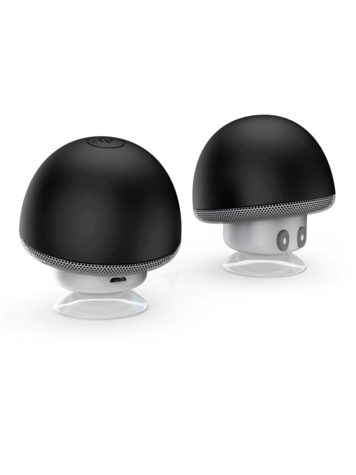 Преносима Bluetooth тонколона Setty Mushroom Черна със стабилна Bluetooth връзка