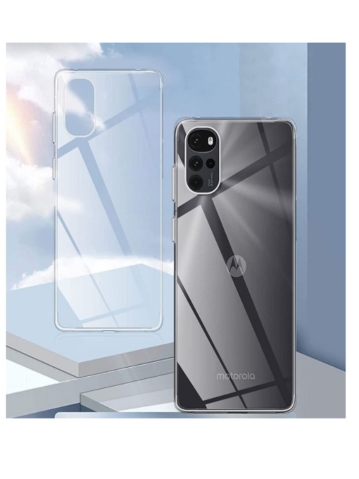 Прозрачен силиконов калъф 1 мм за Motorola G22