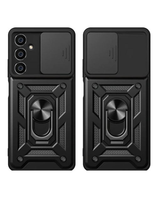 Противоударен черен кейс Camera Cover за Samsung A14 със защита от удари и надрасквания