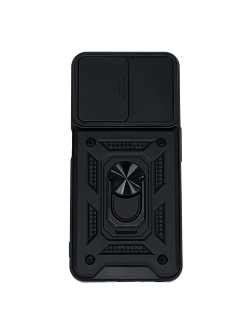 Противоударен черен кейс Zore Camera Cover за Realme C35