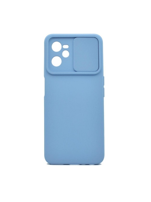 Светло син силиконов кейс CAMSHIELD за Realme C35