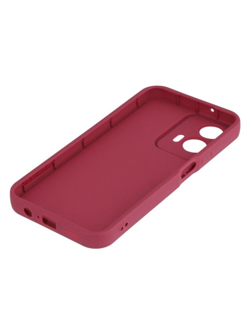Силиконов гръб Rim Case в ярко розов цвят за Moto G35