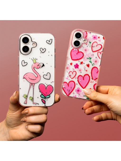 Силиконов кейс Ultra Trendy Love Case Тип 2 за iPhone 17