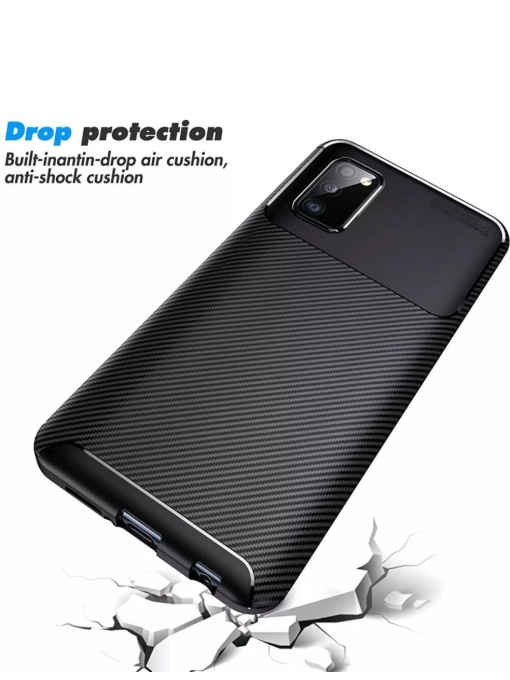 Силиконов гръб Carbon за Samsung A02s