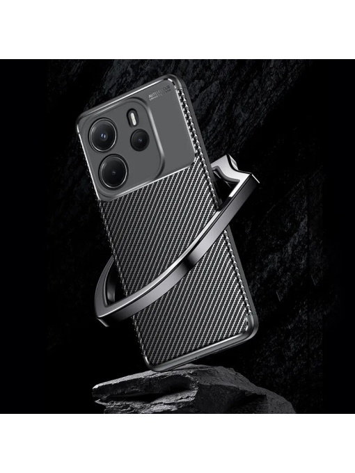 Силикон калъф Carbon за Xiaomi Redmi Note 14 5G