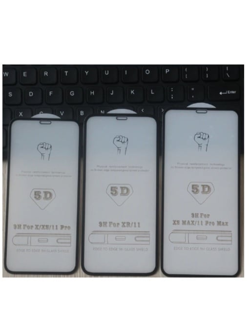 Стъклен противоударен протектор 5D Hard full glue за Moto Edge 40 с олеофобно покритие против отпечатъци