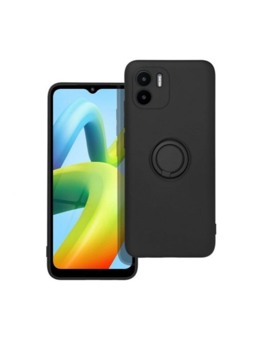 Черен кейс Ring Silicone Venus за Xiaomi Redmi A1 A2