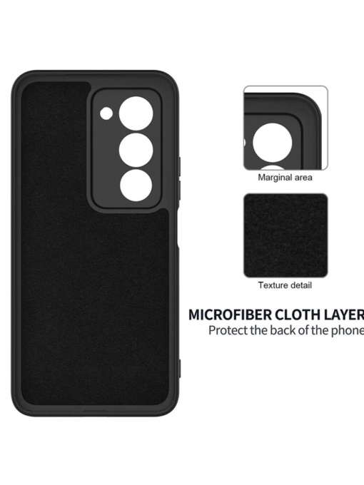 Черен силиконов калъф POLY за Xiaomi Redmi 15