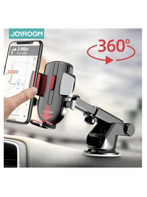 Joyroom car Холдър за телефон в колата 360 градуса за качествена защита и стил