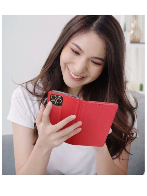 Kалъф тефтер червен KARE за SAMSUNG A32 4G за защита на дисплея и гърба