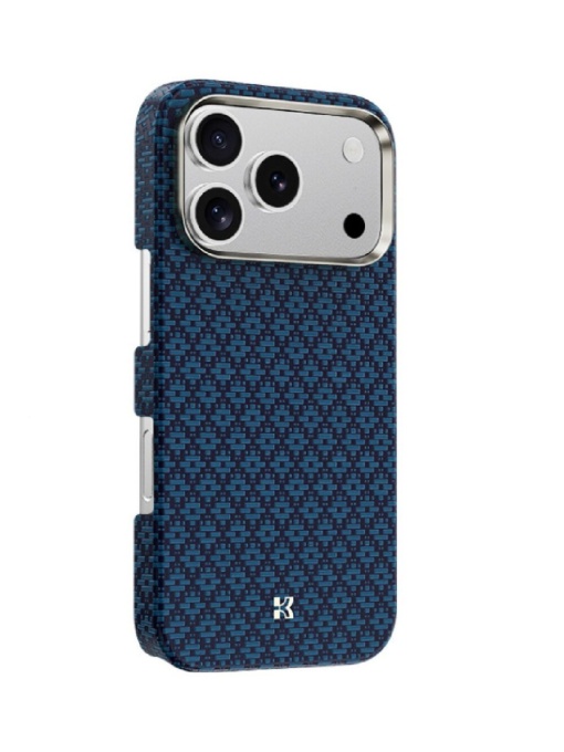 Kevlar Benks Case MagSafe за iPhone 17 Pro blue с тънък профил и лек дизайн