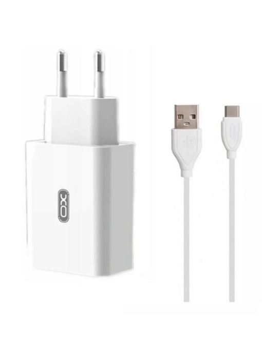 Зарядно устройство 220V XO L36 18W USB A Lightning кабел 3A със здрава оплетка