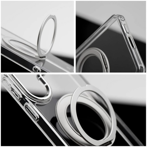 Кейс Frame Circle Stand за Samsung Galaxy S26 Ultra, съвместим с MagSafe – прозрачен - Img 3