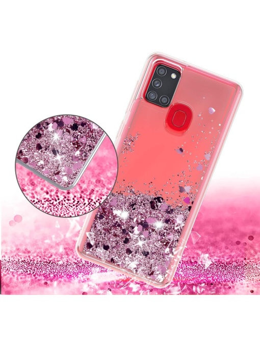Нежен прозрачен плаващ гръб Floating Case за Samsung A21s