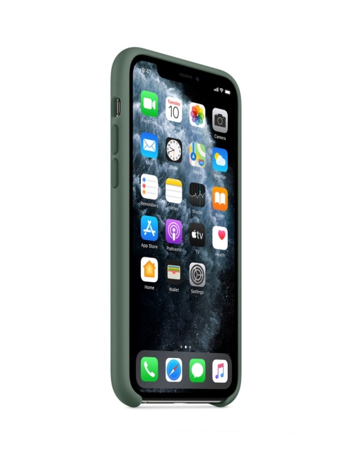 Оригинален Елегантен гръб за iPhone 11 Pro Тъмно зелен