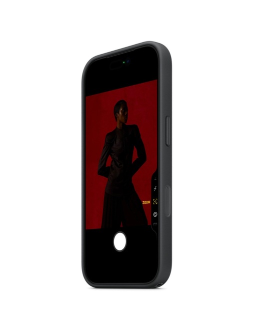 Оригинален платнен гръб с MagSafe в Черен Цвят за iPhone 18 Pro Max - Img 3