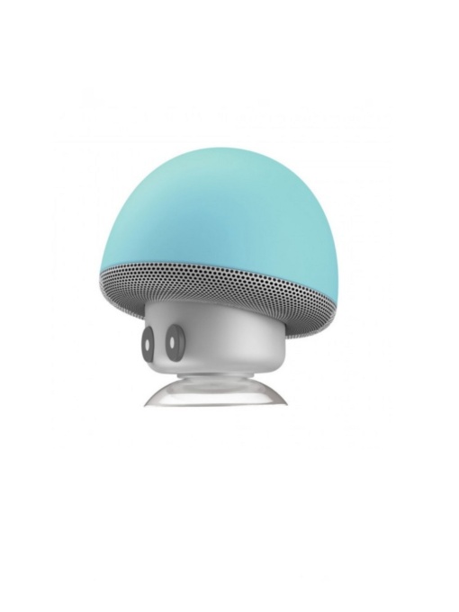 Преносима Bluetooth тонколона Setty Mushroom Ментова с кристален звук и дълбоки баси
