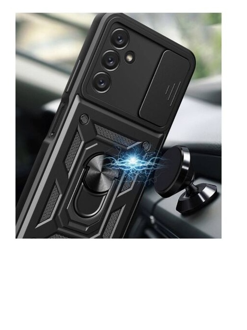 Противоударен черен кейс Camera Cover за Samsung A54