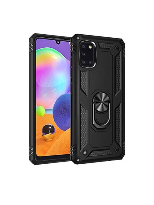 Противоударен черен гръб Zore за Samsung A51 със защита от удари и надрасквания