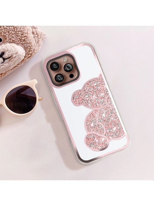Силиконов кейс Teddy Bear and Mirror за iPhone 17 Pro Max
