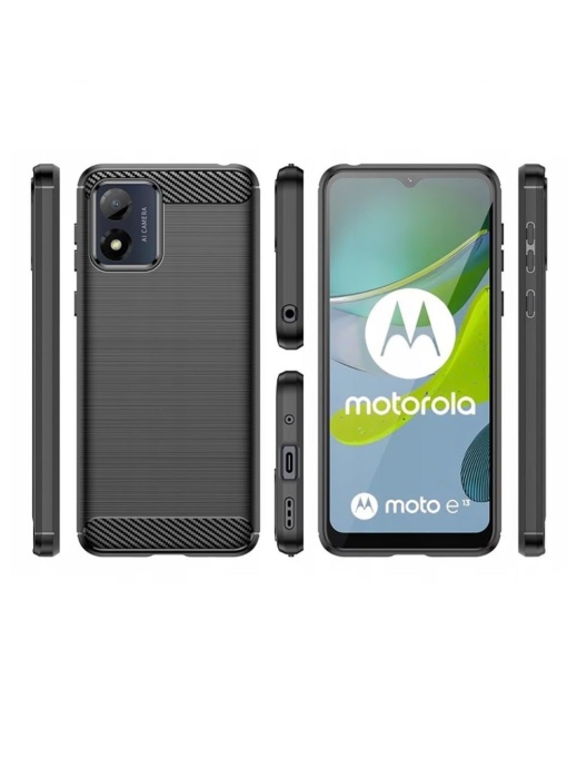 Силиконов калъф Top Carbon за Motorola Moto E13