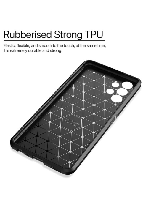 Силикон гръб Carbon за Samsung A13 4G със защита от удари и надрасквания