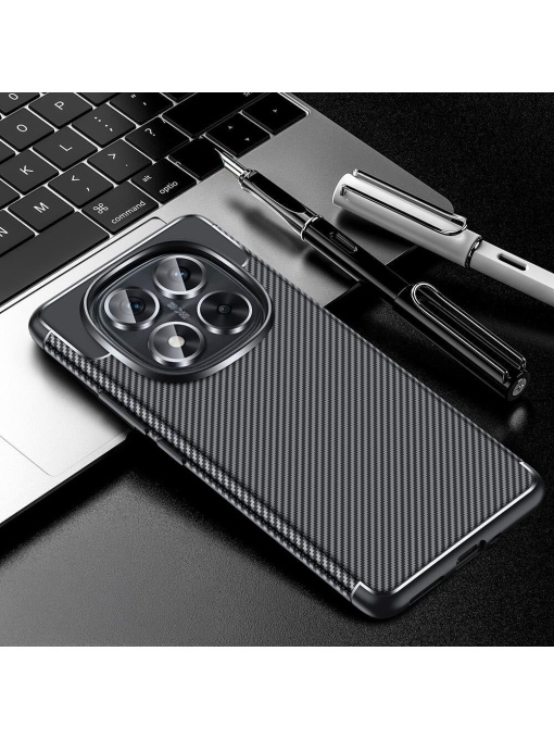 Силикон гръб Carbon за Xiaomi Redmi Note 14 Pro 4G