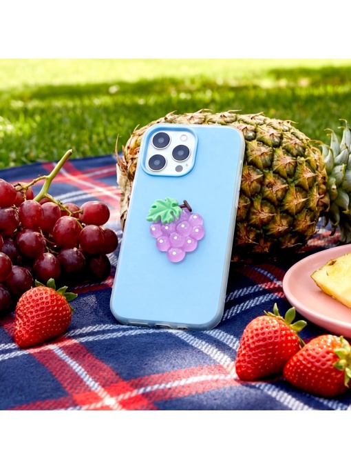 Син кейс с 3Д Плодова Фигурка Fruit 2in1 за Samsung Galaxy A57